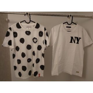 チャオパニックティピー(CIAOPANIC TYPY)のCIAOPANIC TYPY 他 Tシャツ 2枚セット メンズ M 白 ユーズド(Tシャツ/カットソー(半袖/袖なし))