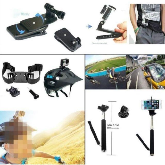 GoPro7Black新品アクセサリー26個＋新品SDカード付き！！