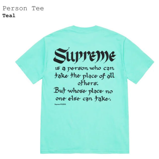 Supreme(シュプリーム)のperson tee xl supreme メンズのトップス(Tシャツ/カットソー(半袖/袖なし))の商品写真