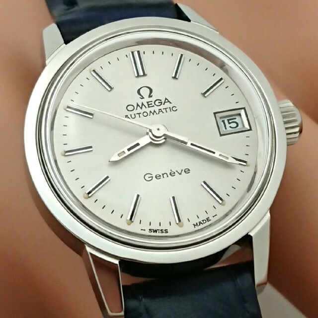 OMEGA(オメガ)のOH済 1971年製 オメガ ジュネーブ レディースデイト付自動巻き 極美品 レディースのファッション小物(腕時計)の商品写真