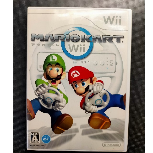 Wii(ウィー)のWii マリオカートWii エンタメ/ホビーのゲームソフト/ゲーム機本体(家庭用ゲームソフト)の商品写真