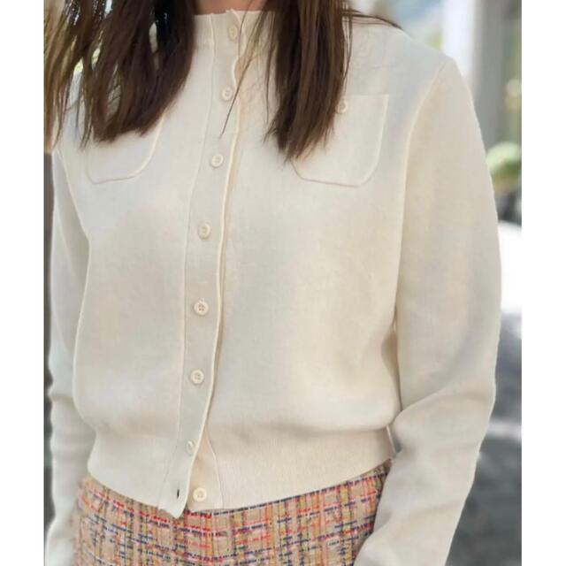CABaN コットンカシミヤ クルーネックカーディガン | aosacoffee.com