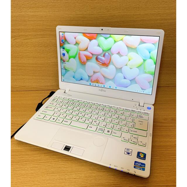 人気の薄型PC✨Webカメラ付✨i5搭載ノートパソコン✨富士通 500GB大容量