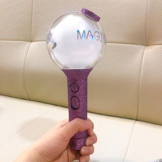 ボウダンショウネンダン(防弾少年団(BTS))のBTS アミボム ラメグリッターステッカー ペンライト glitter シール(アイドルグッズ)