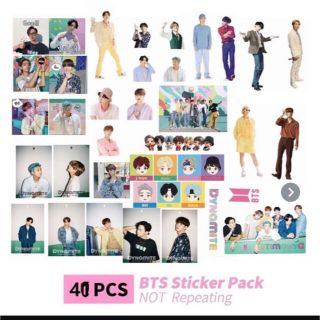 ボウダンショウネンダン(防弾少年団(BTS))のBTS 【DYNAMITE】40pcs ダイナマイト　PVC ステッカー(アイドルグッズ)