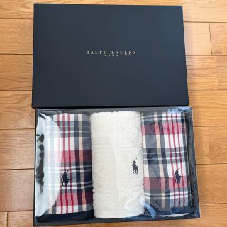 ラルフローレン(Ralph Lauren)のラルフローレン、ハンドタオル２枚とウォッシュタオル１枚のセット(その他)