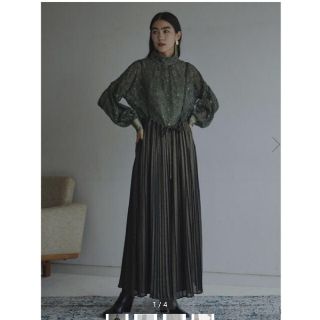 アメリヴィンテージ(Ameri VINTAGE)のアメリヴィンテージ LAME PLEATS SUSPENDER PANTS(サロペット/オーバーオール)