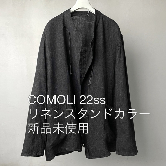 COMOLI Linen Stand Collar Jacket コモリ リネン