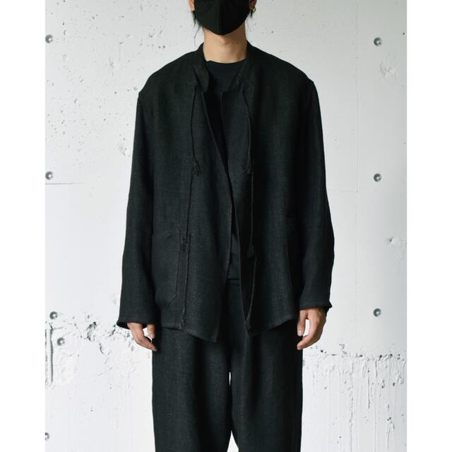 COMOLI 21ss シルクモッサスタンドカラージャケット 2