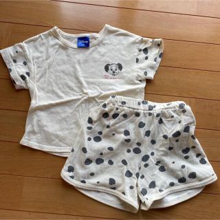 シマムラ(しまむら)のダルメシアン　90 ディズニー　フタフタ　101わんちゃん　アプレレクール(Ｔシャツ)