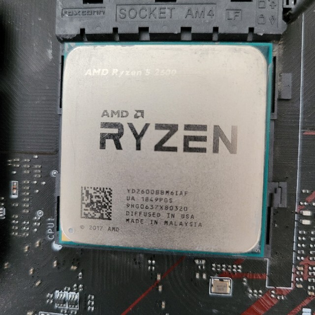 【動作品】AMD CPU Ryzen5 2600