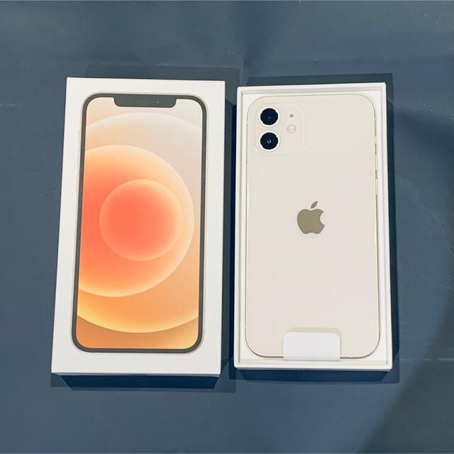 信頼】 - iPhone 【新品未使用】iPhone12 SIMフリー 白 本体 ホワイト ...