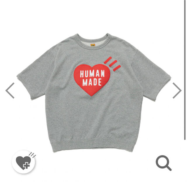 human made SHORT SLEEVE SWEATSHIRT