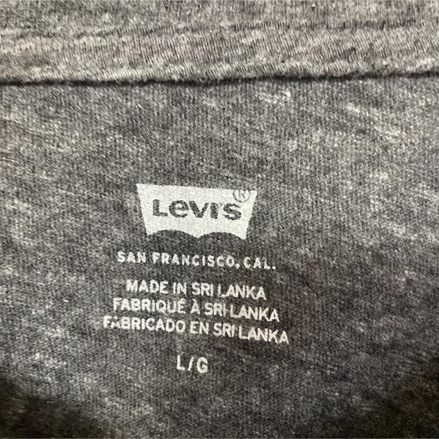 Levi's(リーバイス)のLevi's リーバイス 無地 クルーネック Tシャツ Lサイズ 古着 メンズのトップス(Tシャツ/カットソー(半袖/袖なし))の商品写真