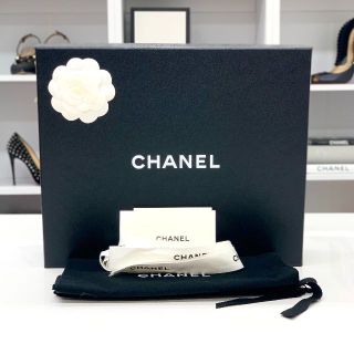 CHANEL - 4076 シャネル レザー ココマーク チェーン サンダル レッド