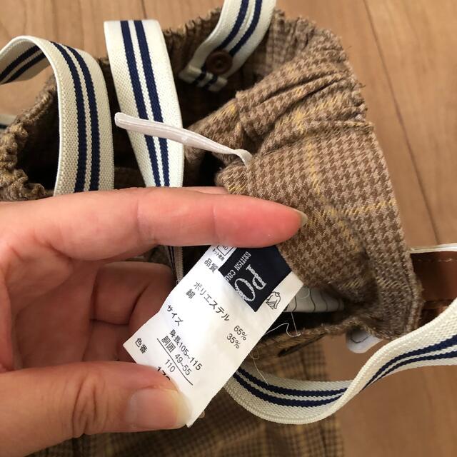 POLO RALPH LAUREN(ポロラルフローレン)の値下記名無poloサスペンダーズボン110 ラルフローレン　バーバリー キッズ/ベビー/マタニティのキッズ服男の子用(90cm~)(パンツ/スパッツ)の商品写真