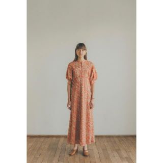 クラネ(CLANE)のCLANE FLORET EMBROIDERY ARM ONE PIECE(ロングワンピース/マキシワンピース)