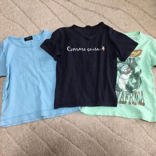 コムサイズム(COMME CA ISM)のコムサイズム 他 110 Tシャツ ネイビー 水色 グリーン(Tシャツ/カットソー)