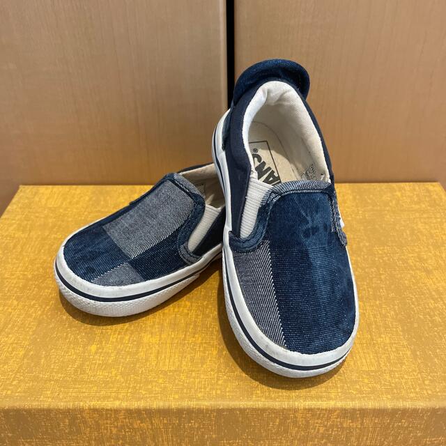 VANS(ヴァンズ)の【美品】VANS スニーカー スリッポン 14cm キッズ/ベビー/マタニティのベビー靴/シューズ(~14cm)(スリッポン)の商品写真