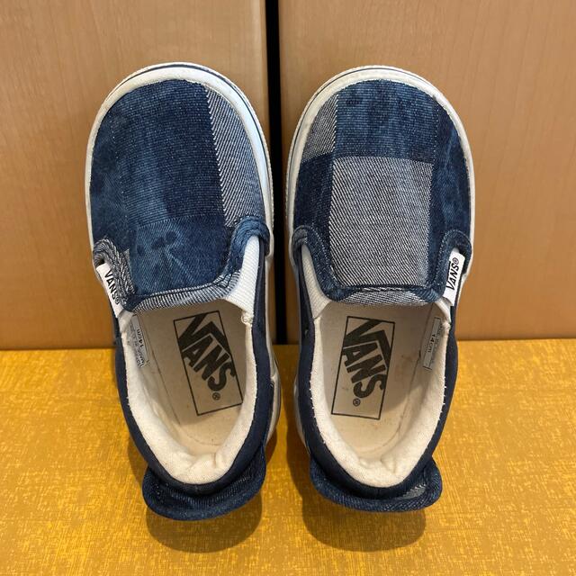 VANS(ヴァンズ)の【美品】VANS スニーカー スリッポン 14cm キッズ/ベビー/マタニティのベビー靴/シューズ(~14cm)(スリッポン)の商品写真