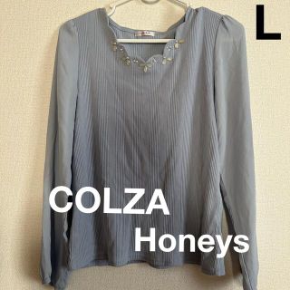 コルザ(COLZA)の袖異素材　トップス　Honeys(カットソー(長袖/七分))