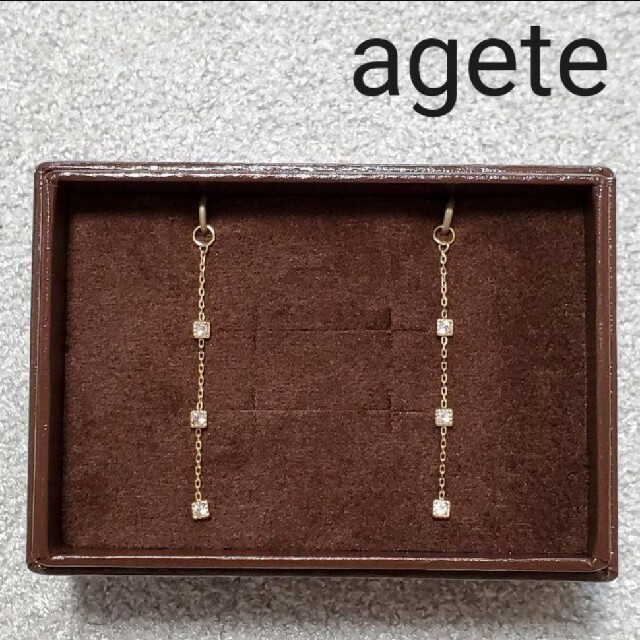agete・10k トパーズ ピアスチャーム♡-