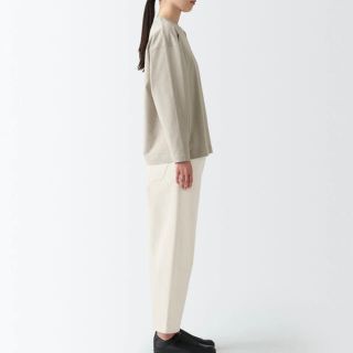 ムジルシリョウヒン(MUJI (無印良品))の美品 MUJI Labo ジャパンデニムワイドクロップドパンツ(デニム/ジーンズ)