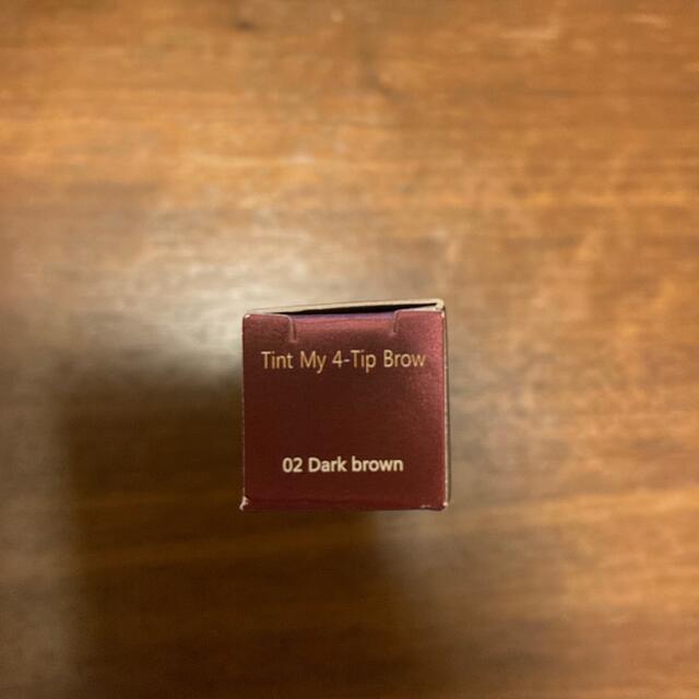 Tint My 4-Tip Brow 02 Dark brown コスメ/美容のベースメイク/化粧品(アイブロウペンシル)の商品写真