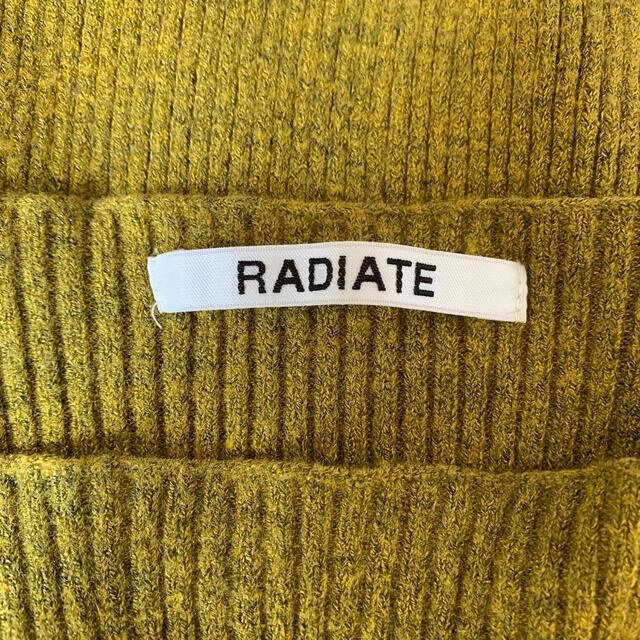 【RADIATE】グリーンニット レディースのトップス(ニット/セーター)の商品写真