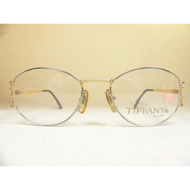 TIFFANY LUNETTES ヴィンテージ 眼鏡フレーム ゴールド×シルバー