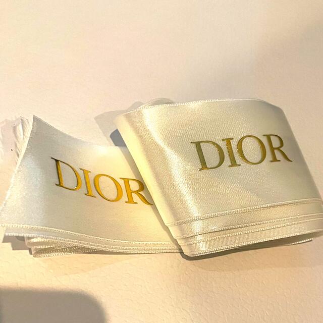 Christian Dior(クリスチャンディオール)のDior   ディオール　包装リボン インテリア/住まい/日用品のオフィス用品(ラッピング/包装)の商品写真