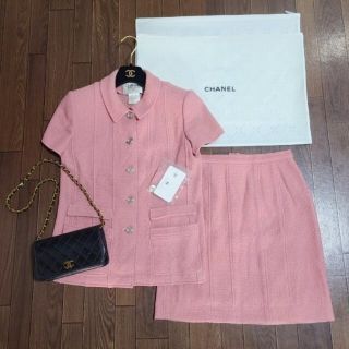 シャネル(CHANEL)の【希少品】 ◆ヴィンテージ◆CHANEL◆シャネル サマーツイード スーツ◆(スーツ)