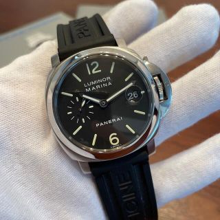 オフィチーネパネライ(OFFICINE PANERAI)のmczk様専用　本物パネライ  ルミノールマリーナ　40ミリ　純正ラバー　美中古(腕時計(アナログ))