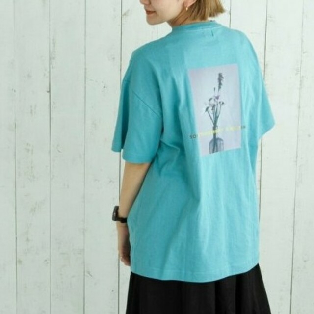 coen(コーエン)の新品 コーエン バックプリントフォトTシャツ トップス 半袖 レディースのトップス(Tシャツ(半袖/袖なし))の商品写真