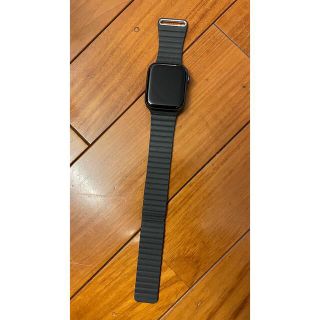 アップルウォッチ(Apple Watch)の超美品Apple Watch SE(GPSモデル)- 44mm 箱、充電器付き(腕時計(デジタル))