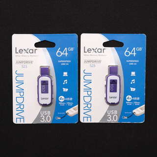 レキサー(Lexar)のLexar JumpDrive S23　USB3.0メモリ64GB　２個(その他)