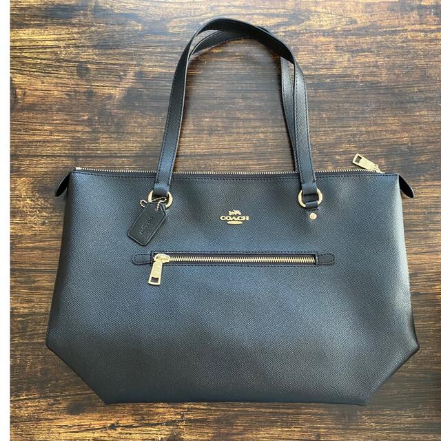 コーチ　coach  トートバッグ　黒バッグ