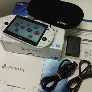 プレイステーションヴィータ(PlayStation Vita)のりっちゃん様専用PSVITA PCH-2000 Glacier White(携帯用ゲーム機本体)