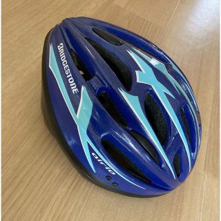 ブリヂストン(BRIDGESTONE)のキッズ子ども用ヘルメット　ブリヂストンエアリオ　自転車用　airio 青(自転車)