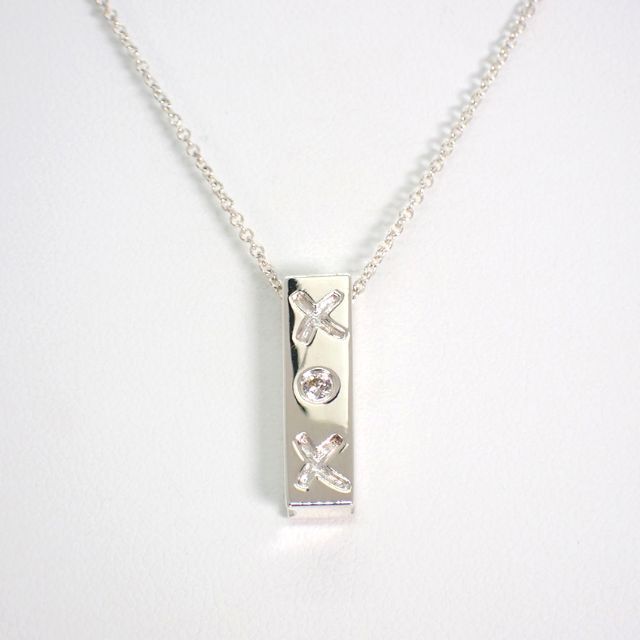 激安本物 Tiffany & Co. - ティファニー SV925 ダイヤモンド ペンダント/ネックレス[g724-8］ ネックレス