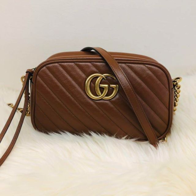 35%OFF】 G - 美品 グッチ GGマーモント キルティング ショルダー