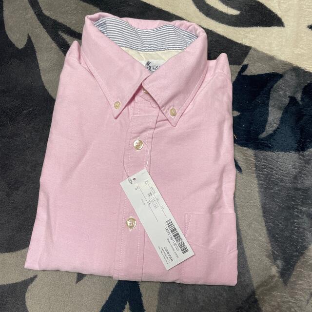 ピンクのワイシャツ レディースのトップス(シャツ/ブラウス(長袖/七分))の商品写真