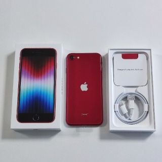 アイフォーン(iPhone)の【まま大和様専用】【新品】SIMフリーiPhoneSE 3 128GB レッド(スマートフォン本体)