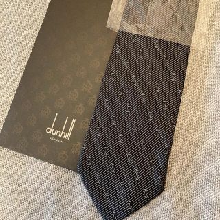 ダンヒル(Dunhill)の【Mktgmy様専用】dunhill ダンヒル　ネクタイ　ネイビーブラック　紺色(ネクタイ)