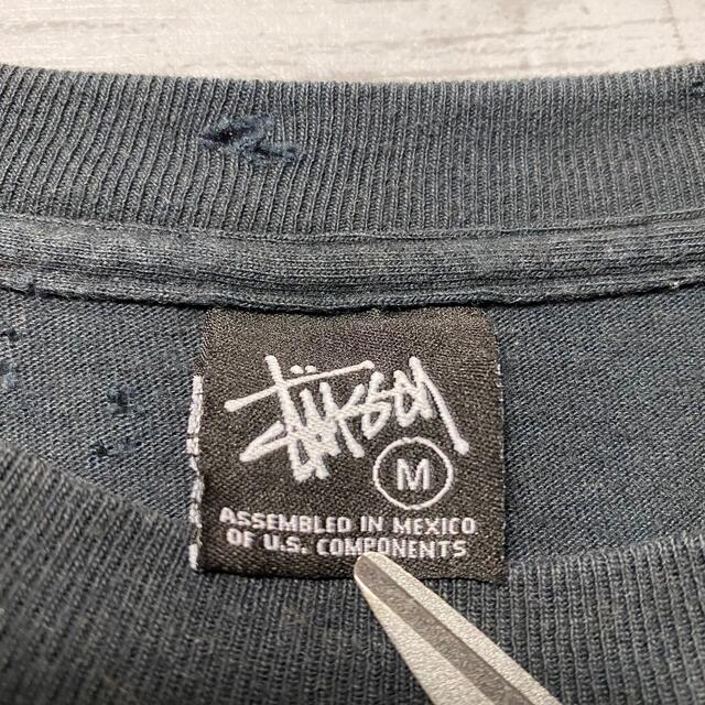 STUSSY(ステューシー)の【希少デザイン】ステューシー　カラフル　スカルロゴ　両面プリント　Tシャツ メンズのトップス(Tシャツ/カットソー(半袖/袖なし))の商品写真