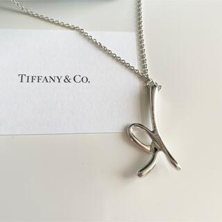 Tiffany ティファニー レター K ペンダント イニシャル ネックレス