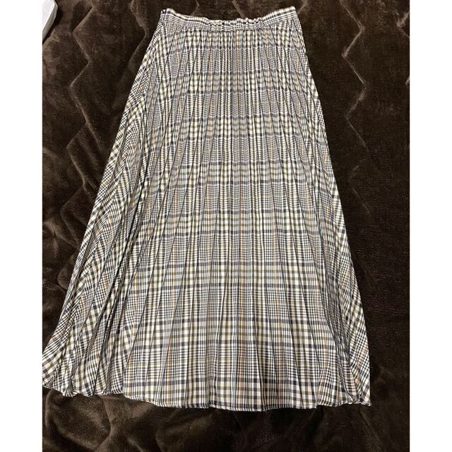 MERCURYDUO(マーキュリーデュオ)のチェック柄プリーツスカート レディースのスカート(ロングスカート)の商品写真