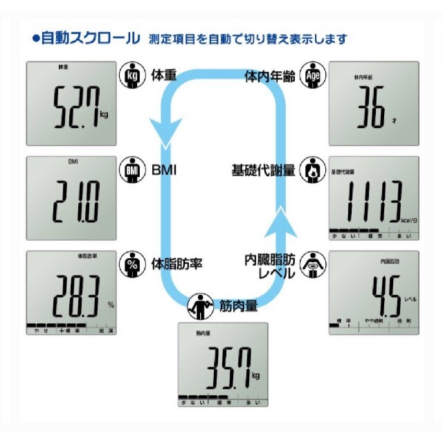 TANITA(タニタ)の【新品】TANITA タニタ 体組成計 BC-705N-WH スマホ/家電/カメラの美容/健康(体重計/体脂肪計)の商品写真