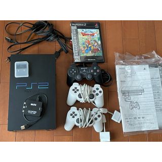 【HDMI変換器セット】PS2 本体 ドラクエ8付き(家庭用ゲームソフト)