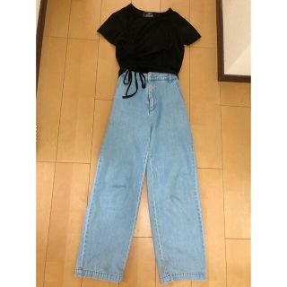 ハニーズ(HONEYS)のワイドパンツ XS AZUL moussy GYDA ミシェルマカロン ZARA(デニム/ジーンズ)